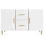 Weißes Sideboard aus Holzwerkstoff, 100 x 36 x 60 cm von vidaXL, Sideboards - Ref: Foro24-812510, Preis: 91,94 €, Rabatt: %