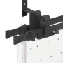 Kit de herrajes para puertas correderas acero negro 366 cm by , Door items - Ref: Foro24-3295749, Price: 243,55 €, Discount: %