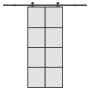 Puerta corredera con set herrajes vidrio ESG aluminio 90x205 cm von , Türen für zu Hause - Ref: Foro24-3332896, Preis: 272,24...