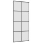 Puerta corredera con set herrajes vidrio ESG aluminio 90x205 cm von , Türen für zu Hause - Ref: Foro24-3332896, Preis: 272,24...