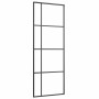 Puerta corredera con set herrajes vidrio ESG aluminio 76x205 cm | Foro24.es | Tu tienda online para hogar, jardín y más Foro24.es