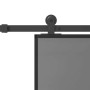 Puerta corredera set herrajes vidrio templado aluminio 76x205cm von , Türen für zu Hause - Ref: Foro24-3333019, Preis: 260,42...
