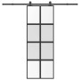 Puerta corredera set herrajes vidrio templado aluminio 76x205cm | Foro24.es | Tu tienda online para hogar, jardín y más Foro24.es