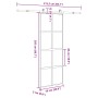 Puerta corredera set herrajes vidrio templado aluminio 76x205cm | Foro24.es | Tu tienda online para hogar, jardín y más Foro24.es