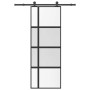 Puerta corredera set herrajes vidrio templado aluminio 76x205cm by , Doors for the home - Ref: Foro24-3333031, Price: 206,21 ...