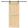 Puerta corredera con herrajes madera maciza de pino 95x210 cm von , Türen - Ref: Foro24-3332710, Preis: 194,48 €, Rabatt: %