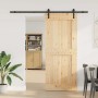 Puerta corredera con herrajes madera maciza de pino 95x210 cm von , Türen - Ref: Foro24-3332710, Preis: 194,48 €, Rabatt: %