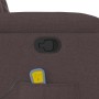 Sillón de masaje reclinable de tela marrón oscuro | Foro24.es | Tu tienda online para hogar, jardín y más Foro24.es