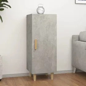 Aparador de madera contrachapada gris hormigón 34,5x34x90 cm de vidaXL, Aparadores - Ref: Foro24-812325, Precio: 50,84 €, Des...