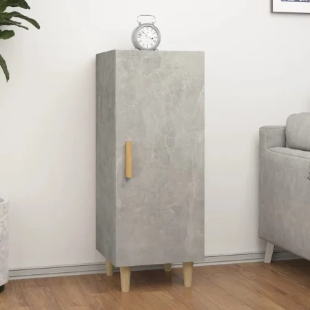 Aparador de madera contrachapada gris hormigón 34,5x34x90 cm de vidaXL, Aparadores - Ref: Foro24-812325, Precio: 50,84 €, Des...