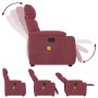 Sillón de masaje reclinable de tela color vino tinto | Foro24.es | Tu tienda online para hogar, jardín y más Foro24.es