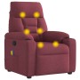 Sillón de masaje reclinable de tela color vino tinto | Foro24.es | Tu tienda online para hogar, jardín y más Foro24.es