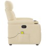 Sillón de masaje reclinable de tela crema | Foro24.es | Tu tienda online para hogar, jardín y más Foro24.es