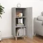 Aparador de madera contrachapada gris hormigón 34,5x34x90 cm de vidaXL, Aparadores - Ref: Foro24-812325, Precio: 50,84 €, Des...