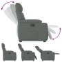 Sillón reclinable de tela gris oscuro | Foro24.es | Tu tienda online para hogar, jardín y más Foro24.es