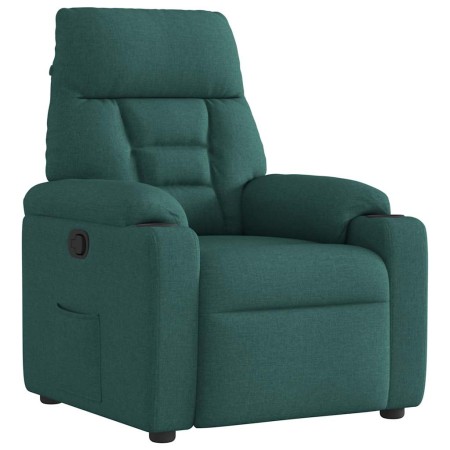 Sillón reclinable de tela verde oscuro | Foro24.es | Tu tienda online para hogar, jardín y más Foro24.es