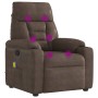 Sillón reclinable de masaje tela de microfibra marrón | Foro24.es | Tu tienda online para hogar, jardín y más Foro24.es