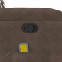 Sillón reclinable de masaje tela de microfibra marrón | Foro24.es | Tu tienda online para hogar, jardín y más Foro24.es