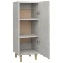 Aparador de madera contrachapada gris hormigón 34,5x34x90 cm de vidaXL, Aparadores - Ref: Foro24-812325, Precio: 50,84 €, Des...