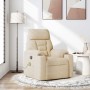 Sillón reclinable de masaje tela de microfibra color crema | Foro24.es | Tu tienda online para hogar, jardín y más Foro24.es