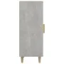 Aparador de madera contrachapada gris hormigón 34,5x34x90 cm de vidaXL, Aparadores - Ref: Foro24-812325, Precio: 50,84 €, Des...