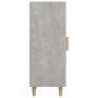 Concrete gray plywood sideboard 34.5x34x90 cm by vidaXL, Sideboards - Ref: Foro24-812325, Price: 51,43 €, Discount: %