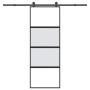 Puerta corredera set herrajes vidrio templado aluminio 76x205cm | Foro24.es | Tu tienda online para hogar, jardín y más Foro24.es