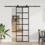Puerta corredera con set herrajes vidrio ESG aluminio 76x205 cm von , Türen für zu Hause - Ref: Foro24-3332842, Preis: 238,15...