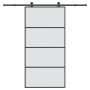 Puerta corredera set herrajes vidrio ESG aluminio 102,5x205 cm von , Türen für zu Hause - Ref: Foro24-3332880, Preis: 297,12 ...