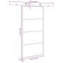 Puerta corredera set herrajes vidrio ESG aluminio 102,5x205 cm von , Türen für zu Hause - Ref: Foro24-3332880, Preis: 297,12 ...