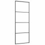 Puerta corredera con set herrajes vidrio ESG aluminio 76x205 cm von , Türen für zu Hause - Ref: Foro24-3332861, Preis: 193,53...