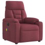 Sillón de masaje reclinable eléctrico tela rojo tinto | Foro24.es | Tu tienda online para hogar, jardín y más Foro24.es