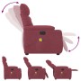 Sillón de masaje reclinable eléctrico tela rojo tinto | Foro24.es | Tu tienda online para hogar, jardín y más Foro24.es
