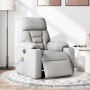 Sillón reclinable de masaje eléctrico tela gris nube by , Armchairs - Ref: Foro24-3303031, Price: 253,45 €, Discount: %