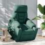 Sillón reclinable elevable tela verde oscuro | Foro24.es | Tu tienda online para hogar, jardín y más Foro24.es