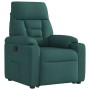 Sillón reclinable elevable tela verde oscuro | Foro24.es | Tu tienda online para hogar, jardín y más Foro24.es