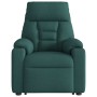 Sillón reclinable elevable tela verde oscuro | Foro24.es | Tu tienda online para hogar, jardín y más Foro24.es