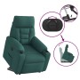 Sillón reclinable elevable tela verde oscuro | Foro24.es | Tu tienda online para hogar, jardín y más Foro24.es