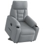 Sillón eléctrico reclinable elevable de tela gris claro | Foro24.es | Tu tienda online para hogar, jardín y más Foro24.es