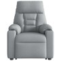 Sillón eléctrico reclinable elevable de tela gris claro | Foro24.es | Tu tienda online para hogar, jardín y más Foro24.es