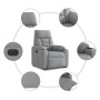 Sillón eléctrico reclinable elevable de tela gris claro | Foro24.es | Tu tienda online para hogar, jardín y más Foro24.es
