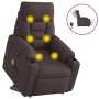 Sillón masaje eléctrico reclinable elevable tela marrón oscuro von , Sessel - Ref: Foro24-3303067, Preis: 316,40 €, Rabatt: %