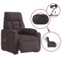Sillón masaje eléctrico reclinable elevable tela marrón oscuro von , Sessel - Ref: Foro24-3303067, Preis: 316,40 €, Rabatt: %