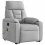 Sillón de masaje eléctrico reclinable elevable tela gris nube | Foro24.es | Tu tienda online para hogar, jardín y más Foro24.es
