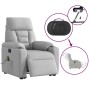 Sillón de masaje eléctrico reclinable elevable tela gris nube | Foro24.es | Tu tienda online para hogar, jardín y más Foro24.es
