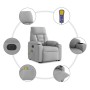 Sillón de masaje eléctrico reclinable elevable tela gris nube | Foro24.es | Tu tienda online para hogar, jardín y más Foro24.es