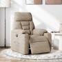 Sillón reclinable eléctrico tela de microfibra gris taupe | Foro24.es | Tu tienda online para hogar, jardín y más Foro24.es