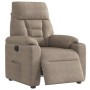 Sillón reclinable eléctrico tela de microfibra gris taupe | Foro24.es | Tu tienda online para hogar, jardín y más Foro24.es