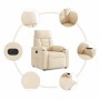 Sillón reclinable eléctrico tela de microfibra beige | Foro24.es | Tu tienda online para hogar, jardín y más Foro24.es