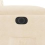 Sillón reclinable eléctrico tela de microfibra beige | Foro24.es | Tu tienda online para hogar, jardín y más Foro24.es